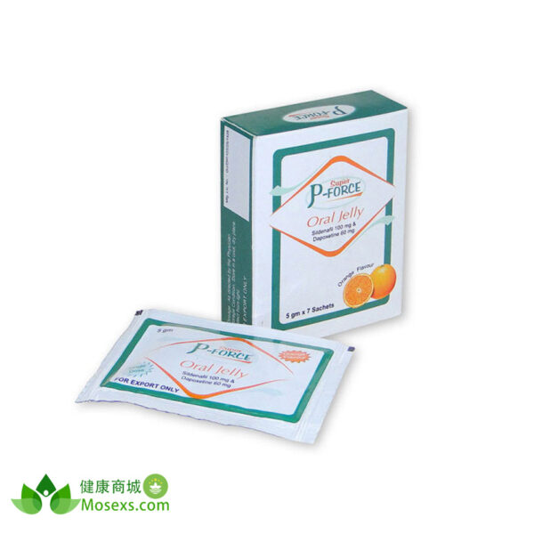 液體果凍威而鋼雙效版 綠P雙效果凍 Super P-Force Oral Jelly 160 mg/7包 澳門正品